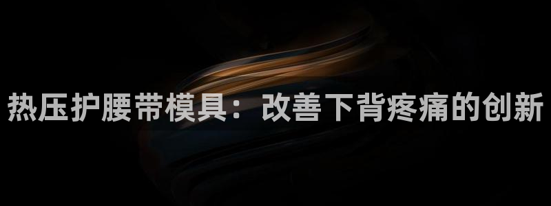emc服务器是干啥的：热压护腰带模具：改善下背疼痛的创新