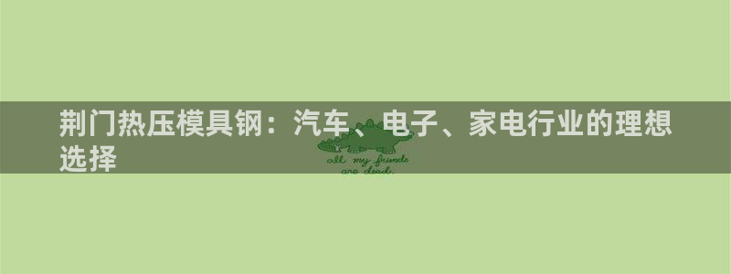杭州易倍达上班怎么样：荆门热压模具钢：汽车、电子、家电行