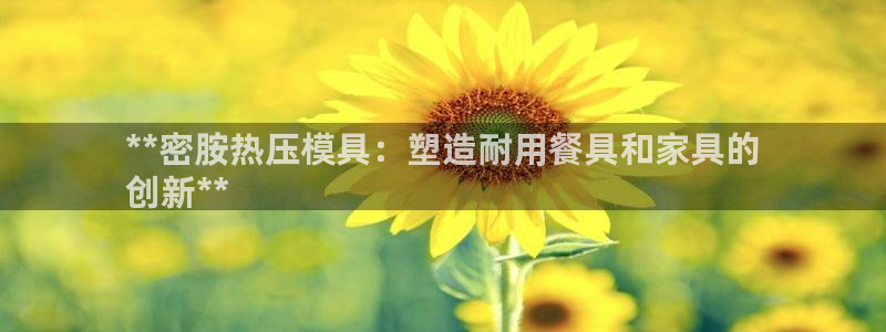 易倍网页版登录：**密胺热压模具：塑造耐用餐具和家具的
