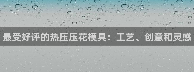 emc32软件：最受好评的热压压花模具：工艺、创意和灵感