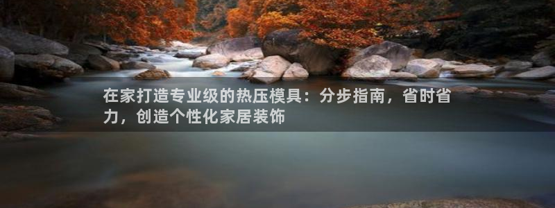 易倍网络技术有限公司怎么样：在家打造专业级的热压模具：分