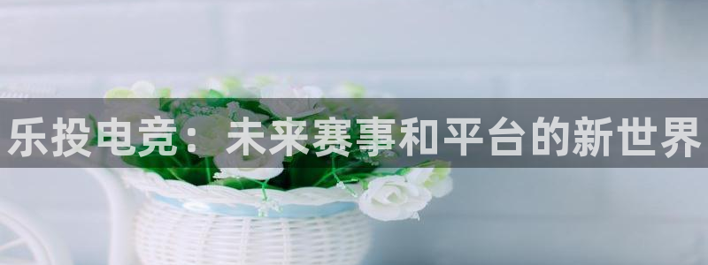 小艾电竞app下载官网：乐投电竞：未来赛事和平台的新世界